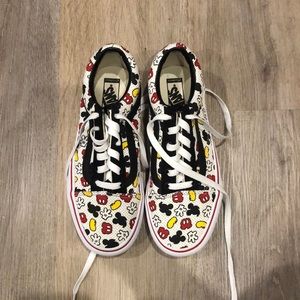Vans Custom Mickey platform